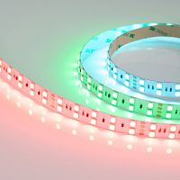 Лента RT 2-5000 36V RGB 2X2 (5060, 600 LED, LUX) (Arlight, 26 Вт/м, IP20)