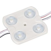 Модуль герметичный CRAFT-2835-4-12V Warm 170deg (45x43mm, 1.6W, IP65) (Arlight, Закрытый)