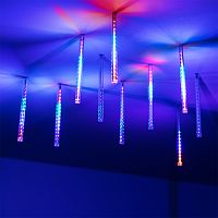 Светодиодная гирлянда ARD-ICEFALL-CLASSIC-D12-200-10PCS-CLEAR-32LED-LIVE RGB (230V, 10.5W) (Ardecoled, IP65)