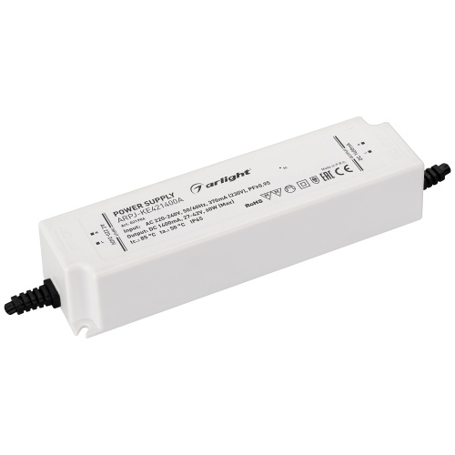 Блок питания ARPJ-KE421400A (60W, 1400mA, PFC) (Arlight, IP65 Пластик, 5 лет) Блок питания ARPJ-KE421400A (60W, 1400mA, PFC) (Arlight, IP65 Пластик, 5 лет)