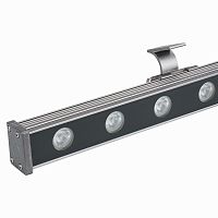 Светодиодный прожектор AR-LINE-1000S-18W-24V RGB (Grey, 30 deg, DMX512) (Arlight, Закрытый)