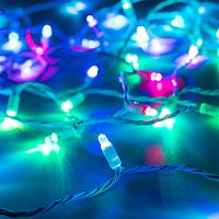 Светодиодная гирлянда ARD-STRING-CLASSIC-9000-WHITE-60LED-LIVE RGB-SPI (12V, 40W) (Ardecoled, IP65, 1 год)
