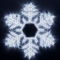 Фигура ARD-SNOWFLAKE-M10-1000x900-504LED White (230V, 31W) (Ardecoled, IP65)