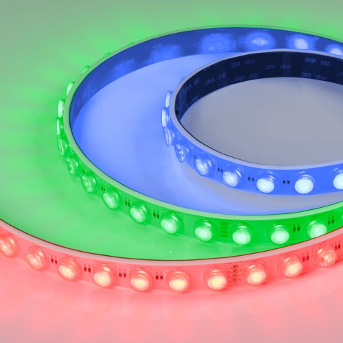 Лента герметичная FLT-PS-S42-23mm 24V RGB (21 W/m, IP67, 30deg, 5m) (Arlight, -)