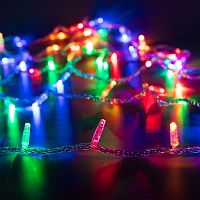 Светодиодная гирлянда ARD-STRING-CLASSIC-10000-CLEAR-100LED-LIVE RGB (230V, 7W) (Ardecoled, IP65)