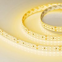 Лента RT 2-5000 24V Yellow 2x2 (3528, 1200 LED, LUX) (Arlight, 19.2 Вт/м, IP20)