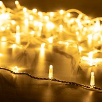Светодиодная гирлянда ARD-STRING-CLASSIC-10000-WHITE-100LED-FLASH WARM (230V, 7W) (Ardecoled, IP65)