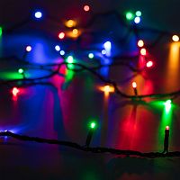 Светодиодная гирлянда ARD-STRING-HOME-5000-GREEN-50LED-LIVE RGB (230V, 3.5W) (Ardecoled, IP20)