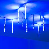 Светодиодная гирлянда ARD-ICEFALL-CLASSIC-D12-200-10PCS-CLEAR-32LED-LIVE BLUE (230V, 10.5W) (Ardecoled, IP65)