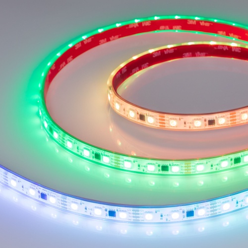 Лента герметичная SPI-PFS-B60-12mm 12V RGB-PX3-BPT (12 W/m, IP68, 5060, 5m) (Arlight, бегущий огонь) Лента герметичная SPI-PFS-B60-12mm 12V RGB-PX3-BPT (12 W/m, IP68, 5060, 5m) (Arlight, бегущий огонь)
