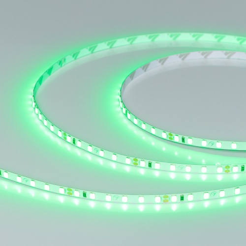 Лента RT-A120-5mm 24V Green (9.6 W/m, IP20, 2835, 5m) (Arlight, узкая)