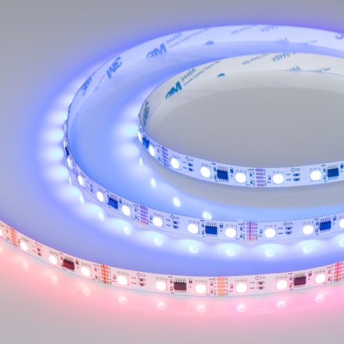 Лента DMX-B60-10mm 12V RGB-PX3 (14 W/m, IP20, 5m) (Arlight, -)
