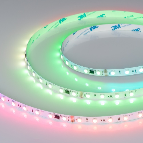 Лента DMX-B60-10mm 24V RGB-PX6 (14 W/m, IP20, 5m) (Arlight, -)