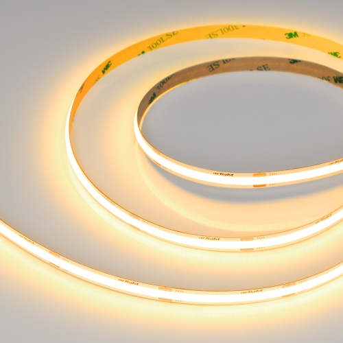 Лента COB-X480-8mm 24V Gold (8 W/m, IP20, 5m) (Arlight, -)