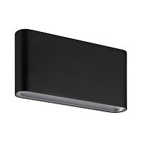 Светильник настенный SP-FLAT-S175x90-2x5W Day4000-MIX (Черный, 75 deg, 230V) (Arlight, IP65 Металл, 3 года)