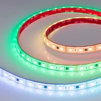 Лента герметичная SPI-PS-B60-12mm 12V RGB-PX3-BPT (12 W/m, IP67, 5060, 5m) (Arlight, бегущий огонь)