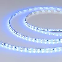 Лента RT-A120-5mm 12V Blue (9.6 W/m, IP20, 5m) (Arlight, 9.6 Вт/м, IP20)